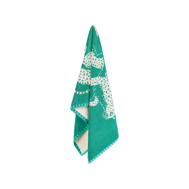 The Seabed Beach & Bath Towel / Parisian Green